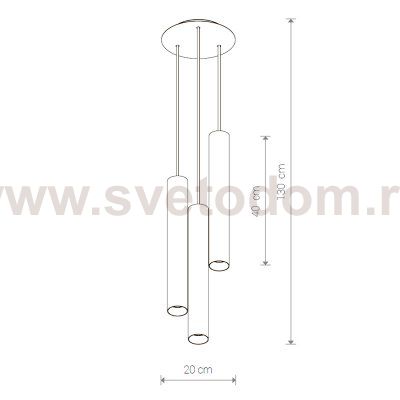 Светильник подвесной Nowodvorski EYE BRASS III L 8915
