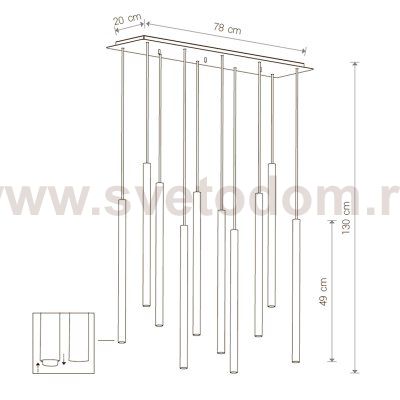 Люстра потолочная Nowodvorski LASER WHITE X 8922