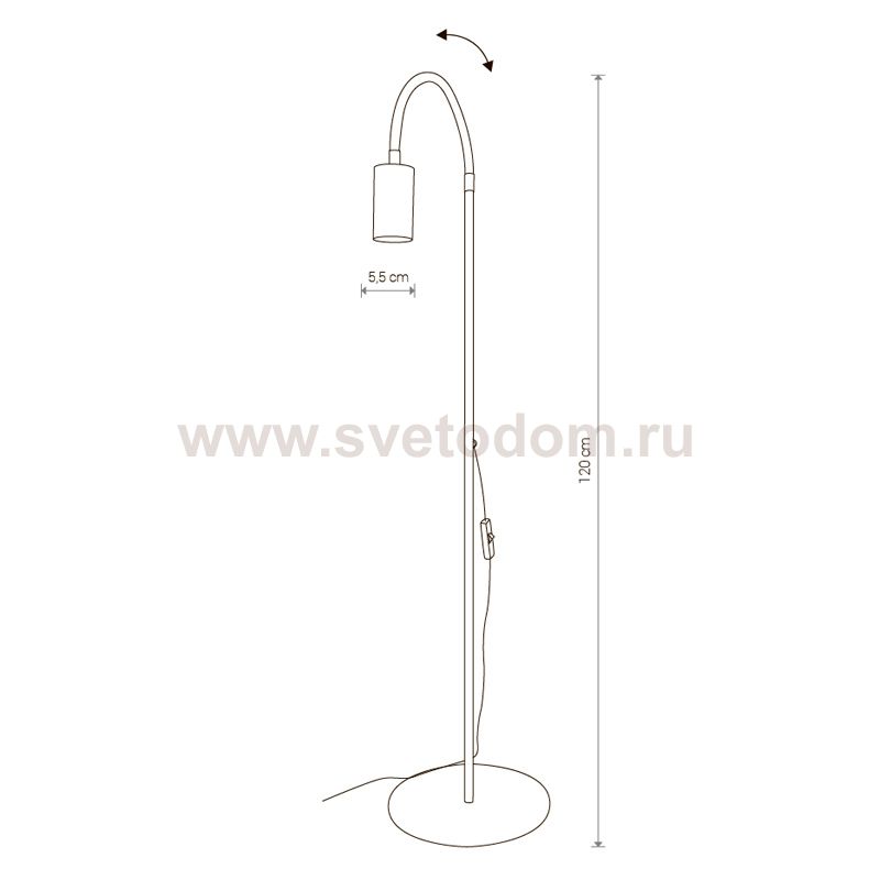 Торшер Nowodvorski EYE WHITE I 8934