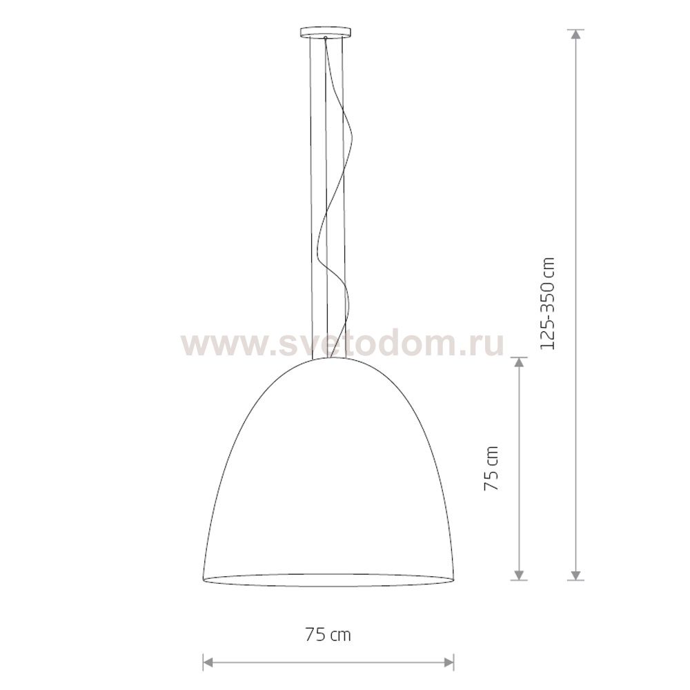 Светильник подвесной Nowodvorski EGG XL 9025