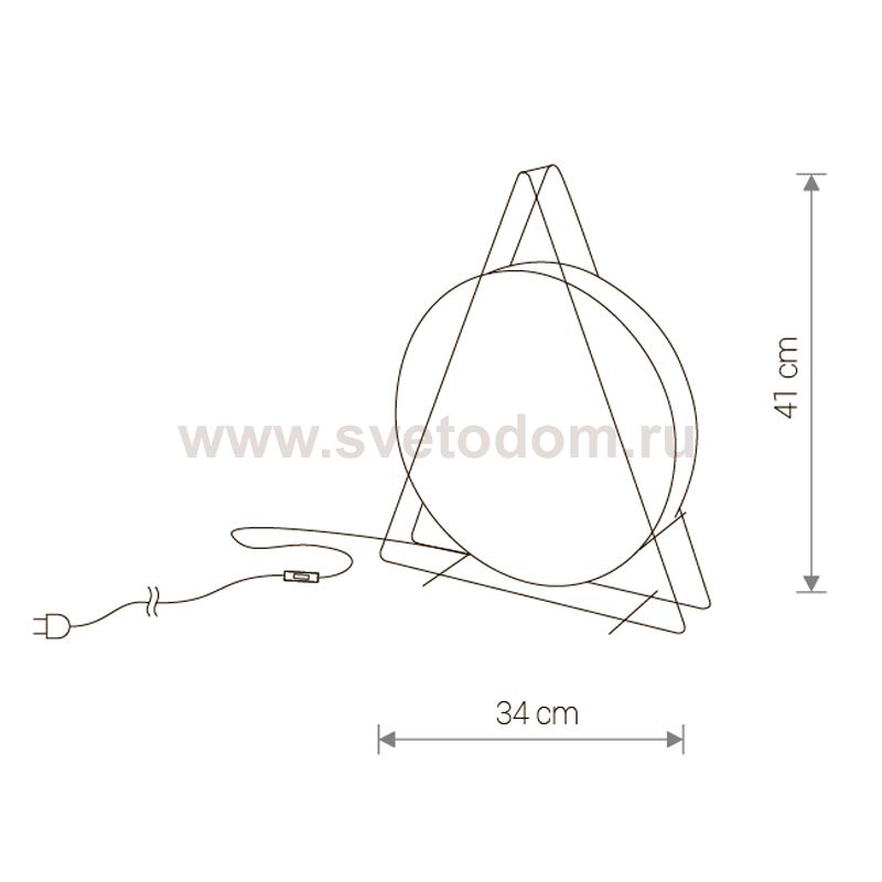 Настольная лампа Nowodvorski WHEEL BLACK I 9036