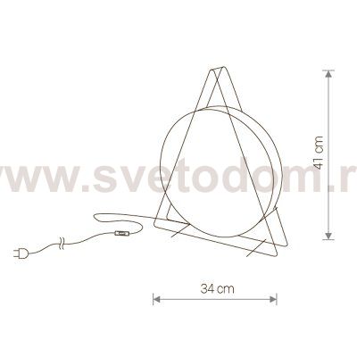 Настольная лампа Nowodvorski WHEEL BLACK I 9036