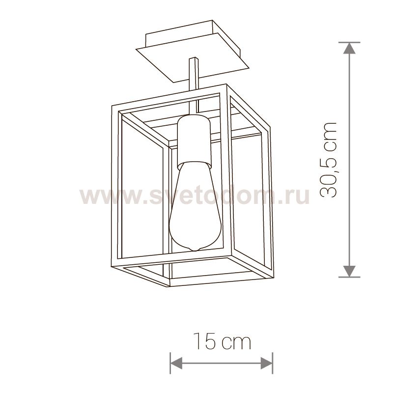 Светильник потолочный Nowodvorski CRATE I 9045