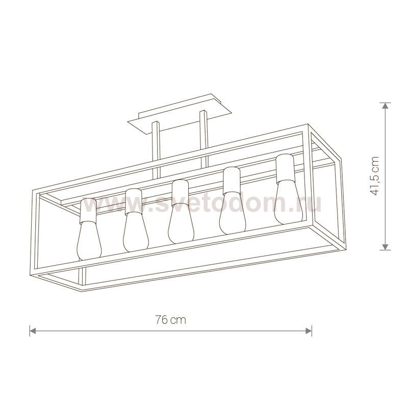 Люстра потолочная Nowodvorski CRATE V 9047