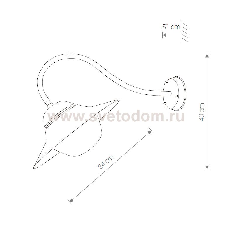 Уличный настенный светильник Nowodvorski MARINA 9096