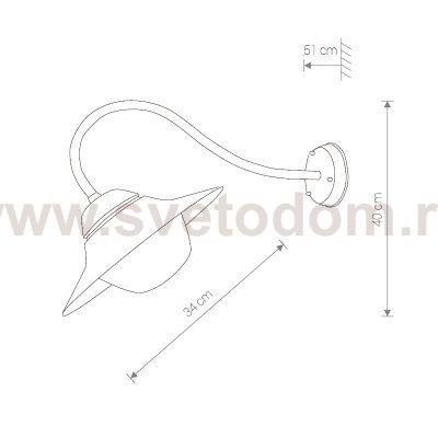 Уличный настенный светильник Nowodvorski MARINA 9096