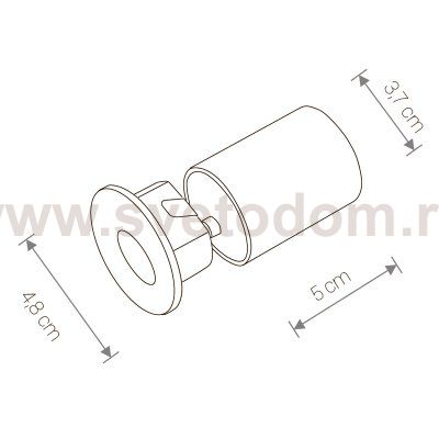 Уличный встраиваемый светильник Nowodvorski OIA LED WHITE 9103