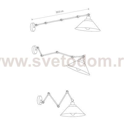 Светильник настенно-потолочныйNowodvorski PANTOGRAPH 9126