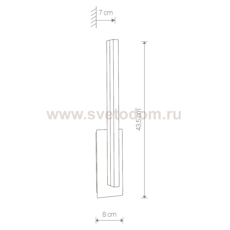 Светильник настенный Nowodvorski SPARTA I LED 9156