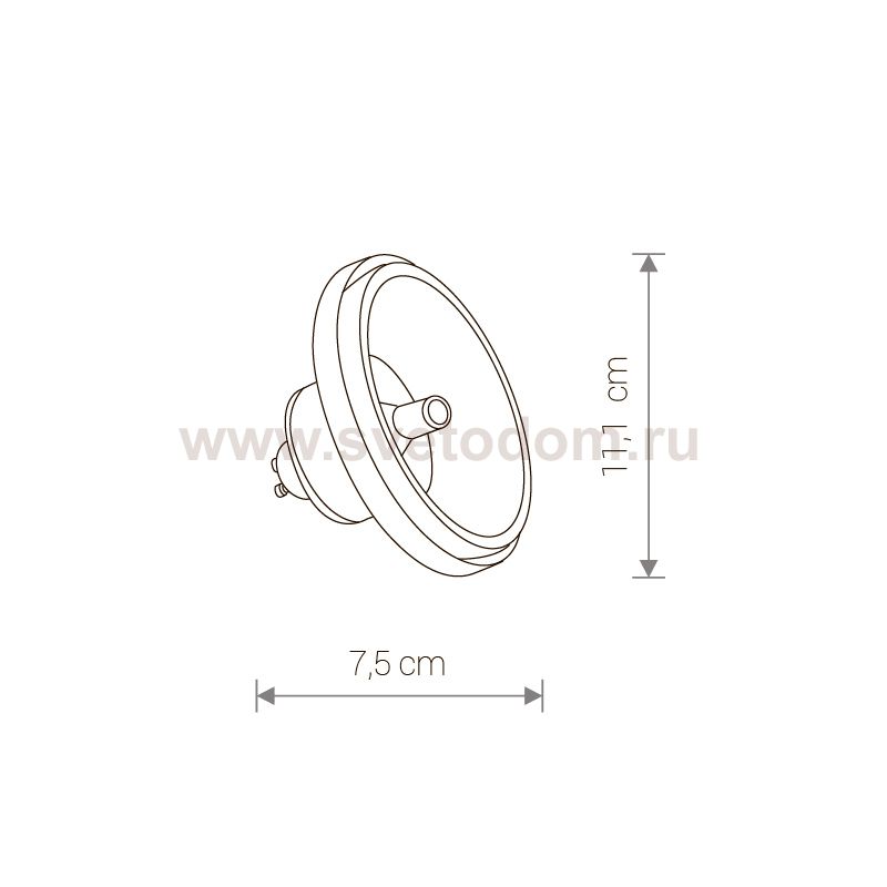 Лампа Nowodvorski REFLECTOR LED GU10 ES111 COB 12W 3000K 9181