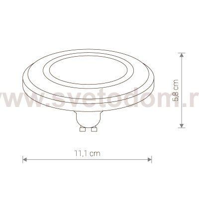 Лампа Nowodvorski ES111 LED DIFFUSER BLACK 4000K 9211