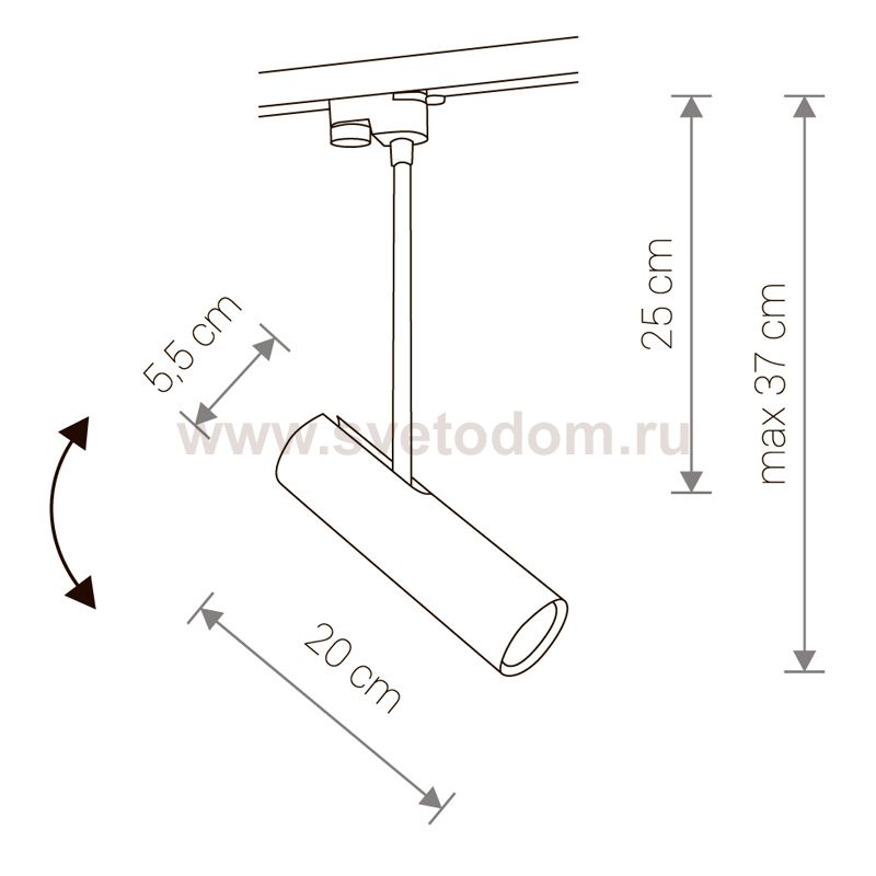 Светильник для трековой системы Nowodvorski PROFILE EYE SUPER WHITE C 9245