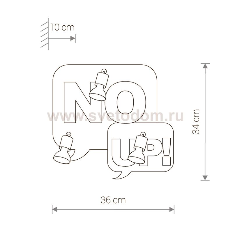 Светильник настенный Nowodvorski COMIC BOOK III 9285