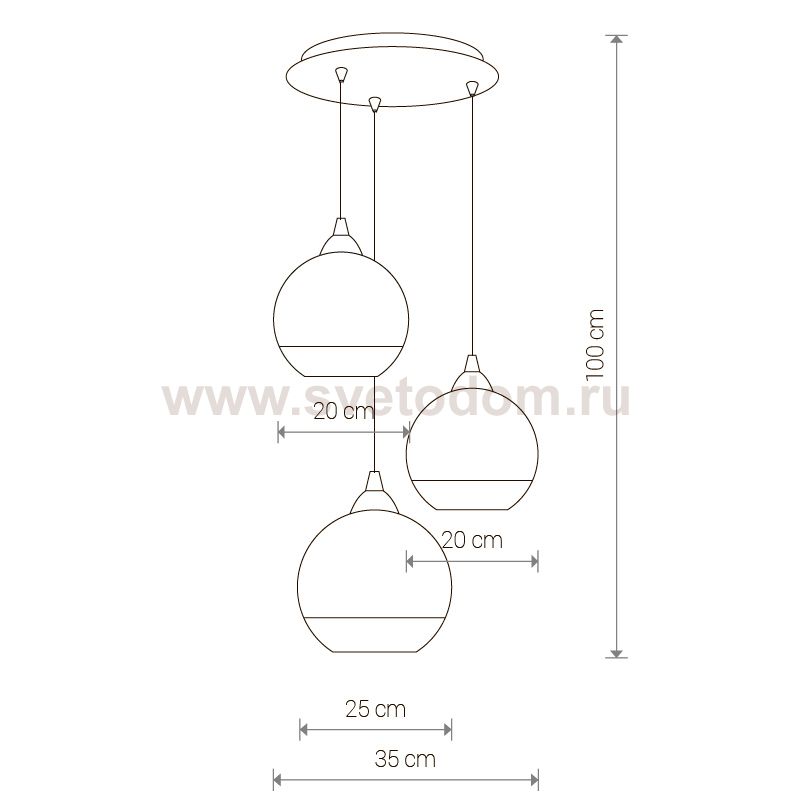 Люстра потолочная Nowodvorski GLOBE III 9306