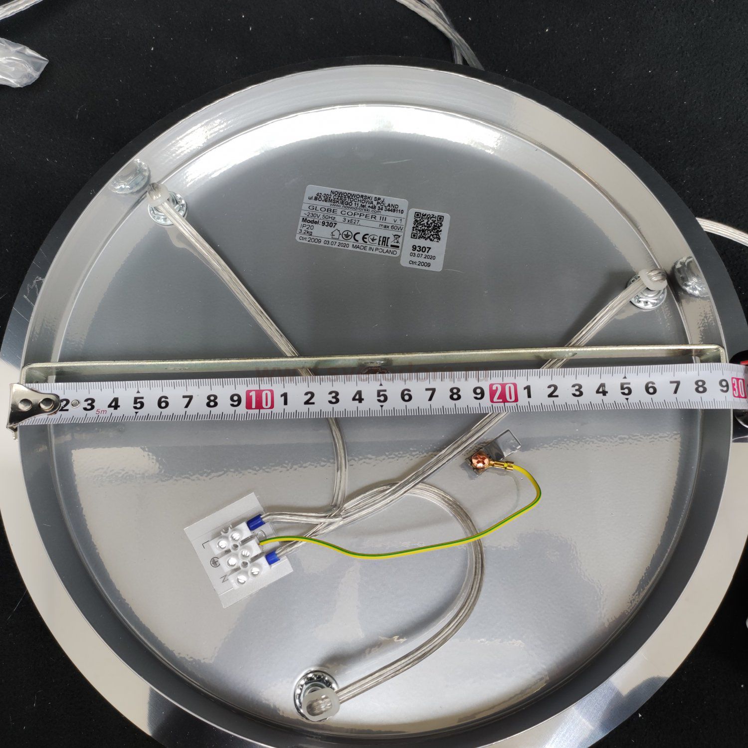 Люстра потолочная Nowodvorski GLOBE COPPER III 9307