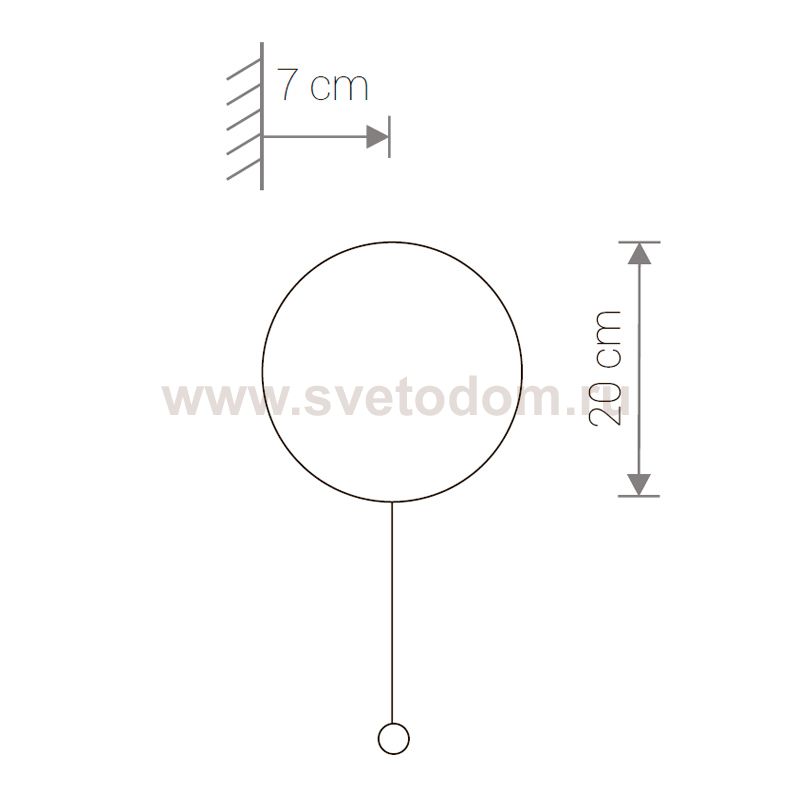 Светильник настенный бра из дерева Nowodvorski MINIMAL 9310