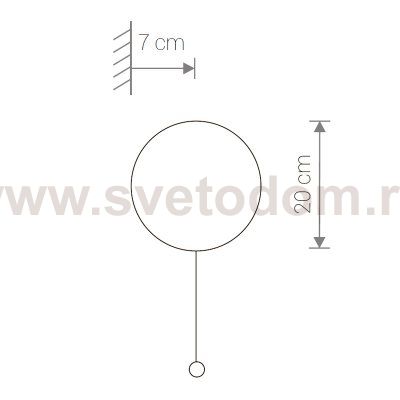 Светильник настенный бра из дерева Nowodvorski MINIMAL 9310