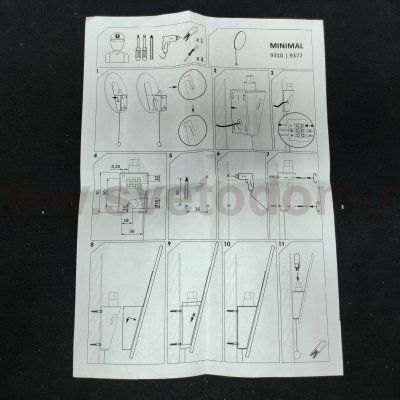 Светильник настенный бра из дерева Nowodvorski MINIMAL 9310