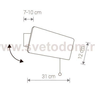 Бра Nowodvorski OSLO OAK 9311