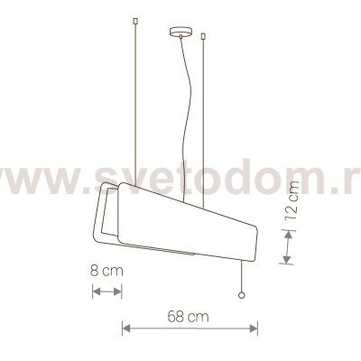 Светильник подвесной Nowodvorski OSLO SMOKED OAK 9314