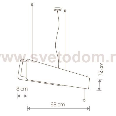Светильник подвесной Nowodvorski OSLO SMOKED OAK 9315