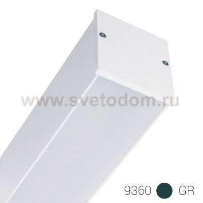 Светильник настенно-потолочный Nowodvorski OFFICE LED GRAPHITEE 9360