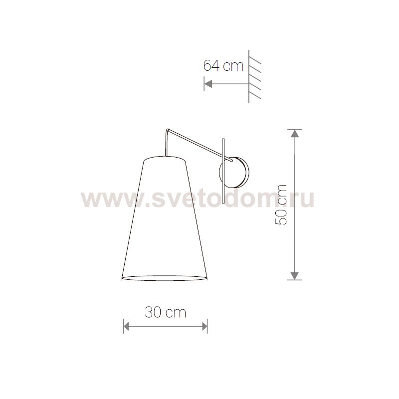 Бра Nowodvorski ALANYA GRAY I 9371