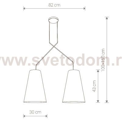 Люстра потолочная Nowodvorski ALANYA GRAY II 9373