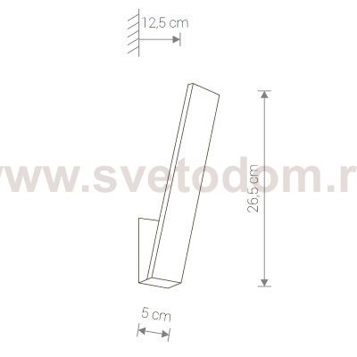 Уличный настенный светильник Nowodvorski ZOA LED 10W 9421