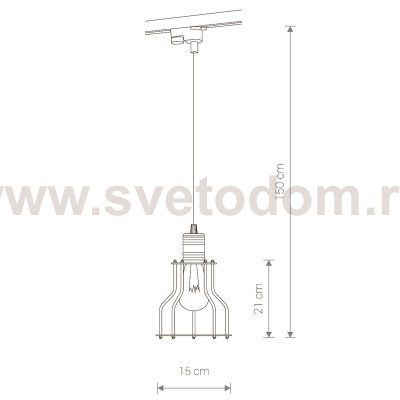 Светильник для трековой системы Nowodvorski PROFILE WORKSHOP 9427