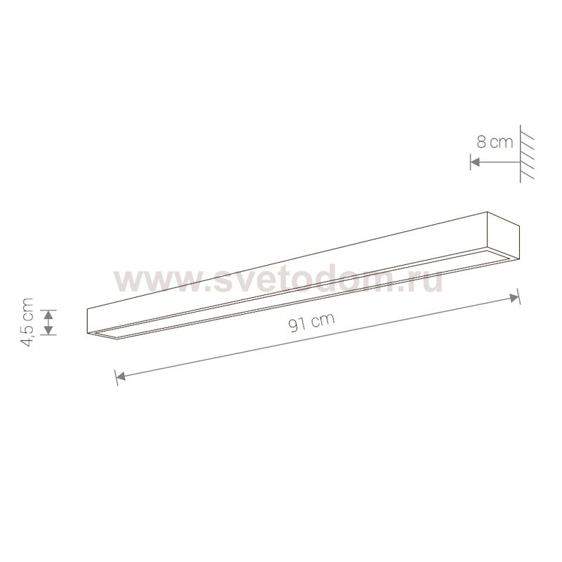 Светильник настенный Nowodvorski KAGERA LED L 9502
