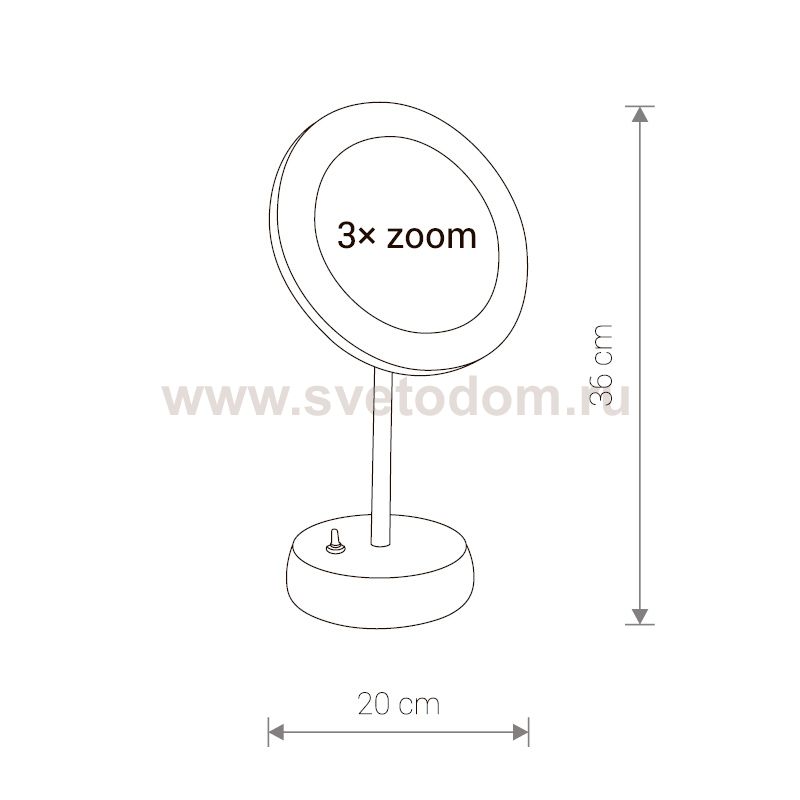 Зеркало с подсветкой Nowodvorski MAKEUP LED 9504