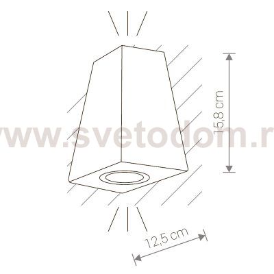 Уличный настенный светильник Nowodvorski LAMAR 9553