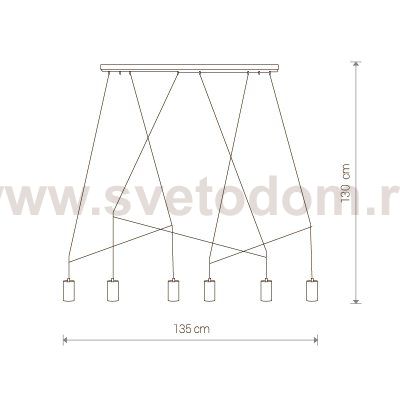 Люстра подвесная Nowodvorski IMBRIA BLACK VI 9675