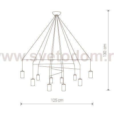 Люстра подвесная Nowodvorski IMBRIA WHITE X 9678