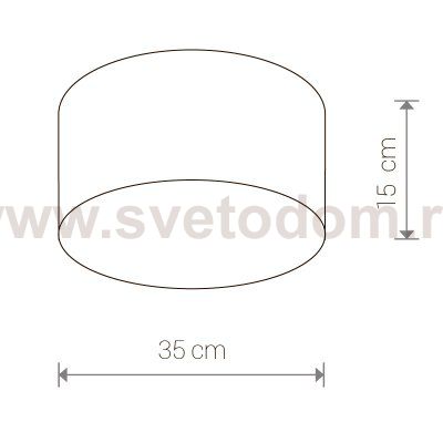 Светильник потолочный Nowodvorski CAMERON GRAY II 9687