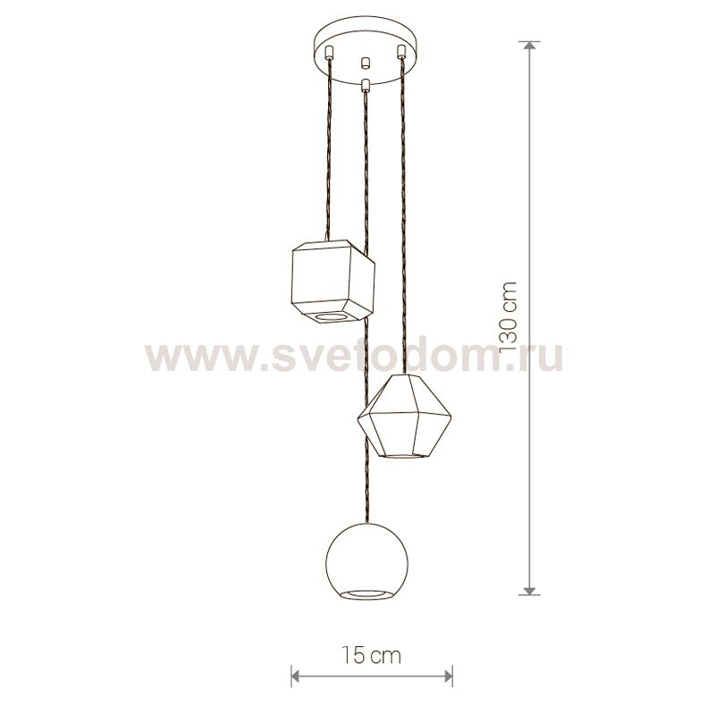 Светильник подвесной Nowodvorski GEOMETRIC III 9695
