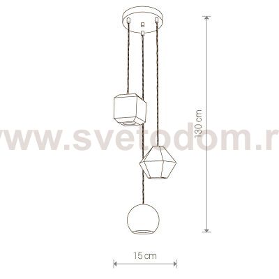 Светильник подвесной Nowodvorski GEOMETRIC III 9695