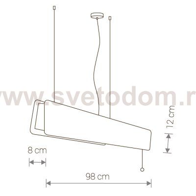 Светильник подвесной Nowodvorski OSLO OAK 9698
