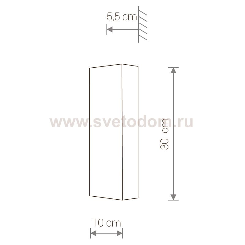 Светильник настенный Nowodvorski MALMO BLACK 9705