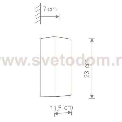 Светильник настенный Nowodvorski BERGEN GRAPHITEE 9707