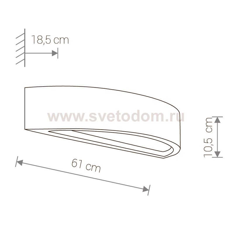 Светильник настенный Nowodvorski ARCH M 9720