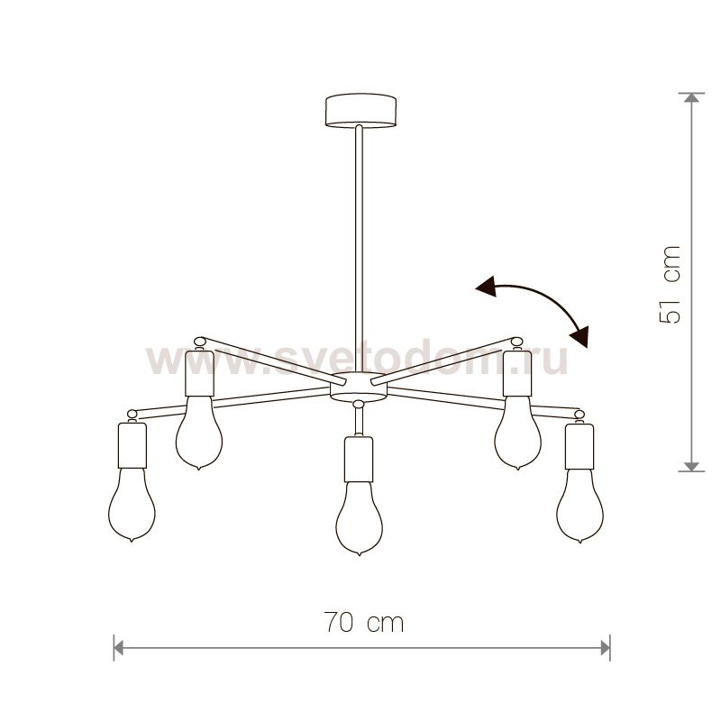 Люстра подвесная Nowodvorski STICKS V 9735