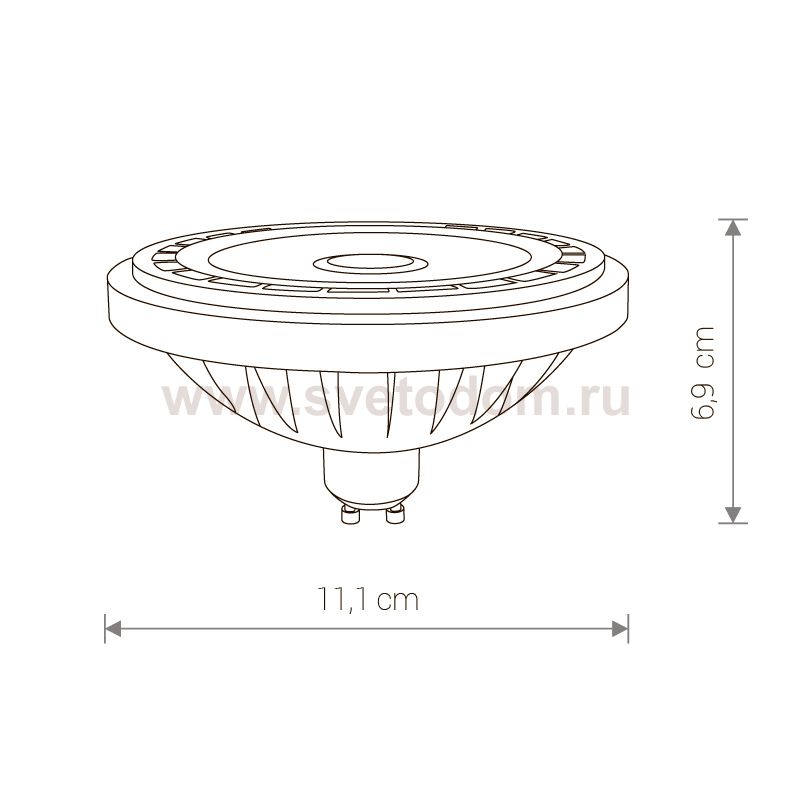 Лампа Nowodvorski REFLECTOR LED COB GU10 15w 9831