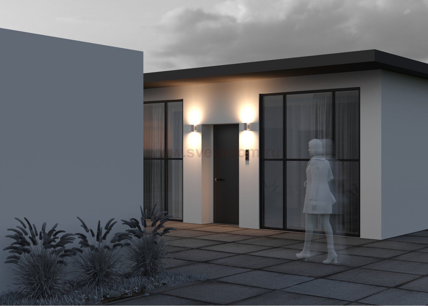 Настенный светильник (бра) Maytoni O303WL-L10W3K Shim