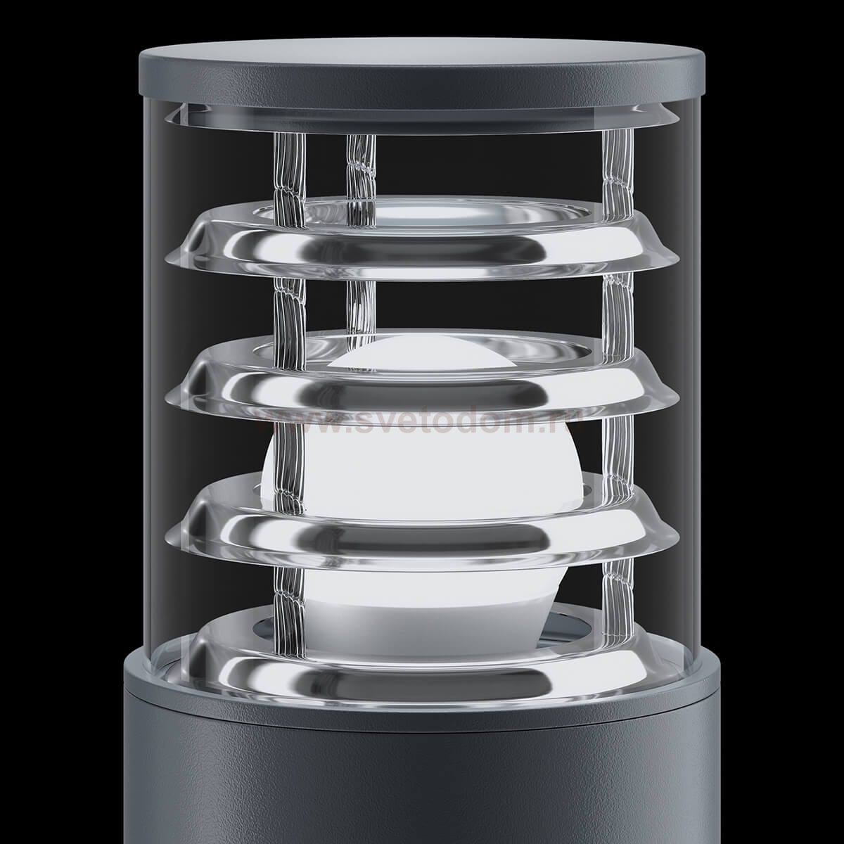 Фонарь уличный (столб) Maytoni O576FL-01GR 