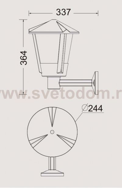 Светильник настенный Oasis Light 1251S