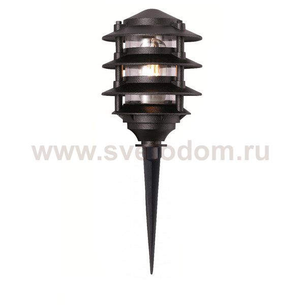 Светильник наземный с колышком Oasis Light 12622 Bl