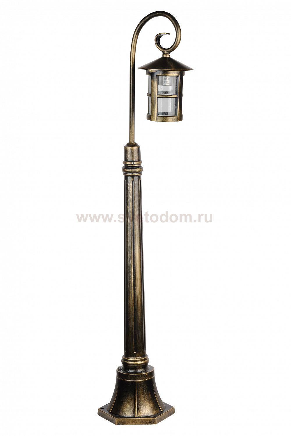 Светильник столб уличный 1 фонарь Oasis Light 15807/18 Gb