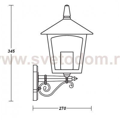 Светильник настенный Oasis Light 15901 Gb